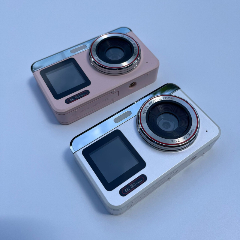 Profesionalios klasės CMOS SD kamera su 18x optiniu priartinimu, 80 MP jutikliu, 2,8 colių LCD ekranas, microSD laikmena, naktinės fotografijos palaikymas