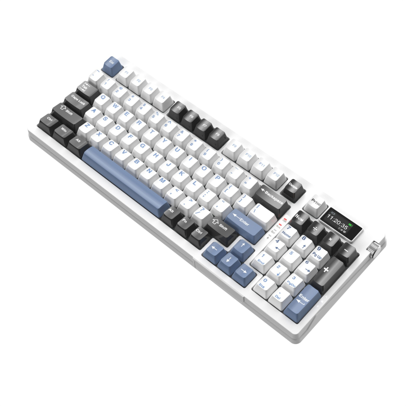 G98 mechanická klávesnica – bezdrôtové tri režimy (Bluetooth, 2.4G, USB), hot‑swap spínače, RGB podsvietenie, pre hry