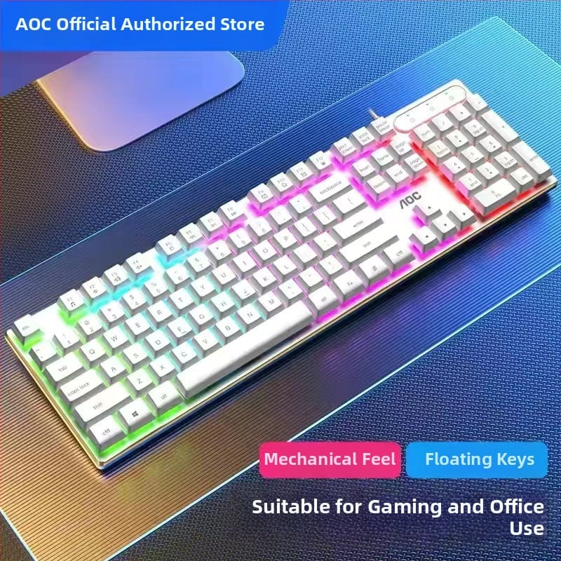 Set tipkovnice i miša, gaming tipkovnica s 103 tipke, USB kabelska veza, za stolno računalo, bez pozadinskog osvjetljenja