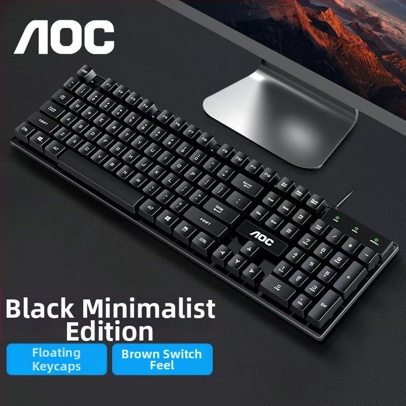Set tipkovnice i miša, gaming tipkovnica s 103 tipke, USB kabelska veza, za stolno računalo, bez pozadinskog osvjetljenja