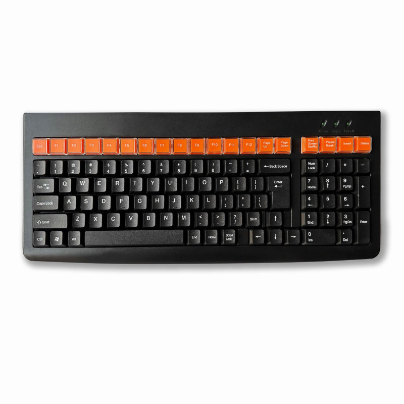 Tastatură pentru casă de marcat, 101 taste, cablată, interfață USB/PS2, ABS plastic, impermeabil