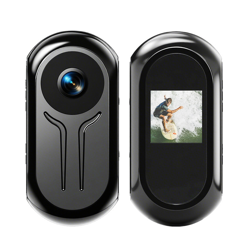 4K мини спортна камера за заснемане на домашни любимци и за шлем - 0,85-инчов LCD, TF карта, MD20, ABS корпус, 3–5 часа живот на батерията