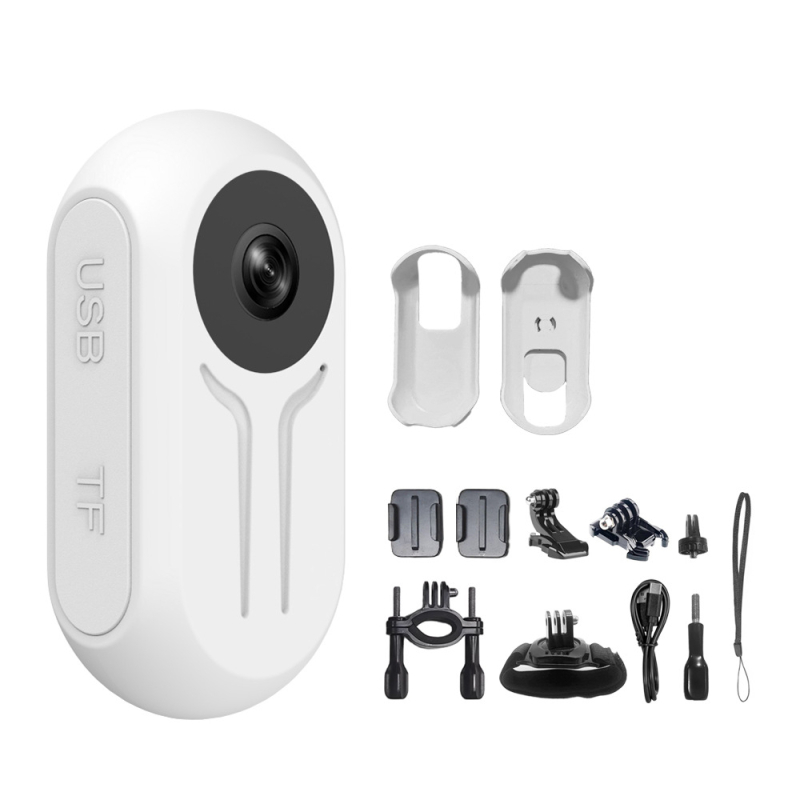 4K мини спортна камера за заснемане на домашни любимци и за шлем - 0,85-инчов LCD, TF карта, MD20, ABS корпус, 3–5 часа живот на батерията