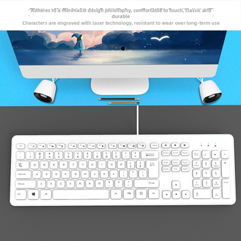 Acer OAK920 tastatură cu fir (108 taste, USB, corp ABS, Crater Architecture, fără iluminare)