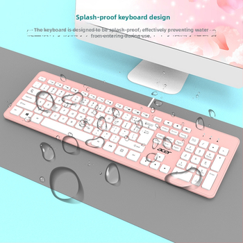 Acer OAK920 tastatură cu fir (108 taste, USB, corp ABS, Crater Architecture, fără iluminare)