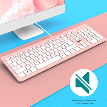 Acer OAK920 tastatură cu fir (108 taste, USB, corp ABS, Crater Architecture, fără iluminare)