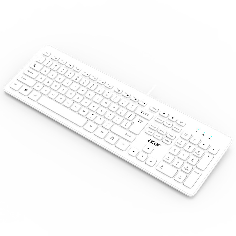 Acer OAK920 tastatură cu fir (108 taste, USB, corp ABS, Crater Architecture, fără iluminare)