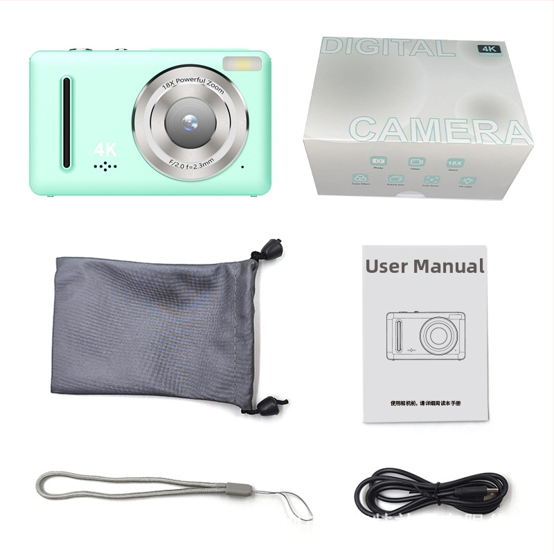 HD digitālā kamera kampusa kartēm ar 24MP CMOS sensoru, 18x optiskais zoom, 2,4 collu HD LCD ekrāns, periskopa objektīvs, Full HD 1080p