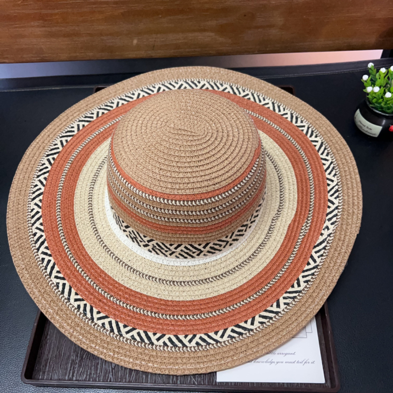 Bohemiai etnikus szalmaszál táska - függőleges kvadrát alakja, cipzár, poliészter bélés, őszi 2025