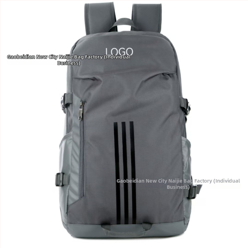 Batoh z nylonu, vodeodolný, objem 36–55 L, kompatibilný s 15-palcovým notebookom, zakrivené ramenné popruhy, mestský štýl