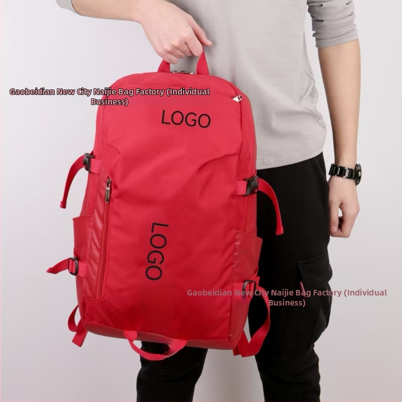 Batoh z nylonu, vodeodolný, objem 36–55 L, kompatibilný s 15-palcovým notebookom, zakrivené ramenné popruhy, mestský štýl