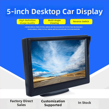 Automobilio atbulinės eigos ekranas, TFT LCD, 800x480 raiška, universalus suderinamumas, įvestis N/P