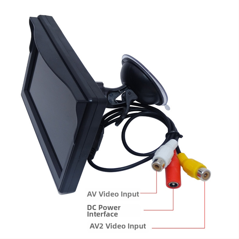 Automobilio atbulinės eigos ekranas, TFT LCD, 800x480 raiška, universalus suderinamumas, įvestis N/P