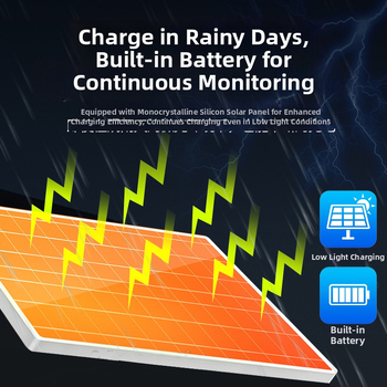 4G слънчево-захранвана охранителна камера, минимално осветление 0.002 lux, работна температура -40 до 70°C, 5V захранване, външна употреба