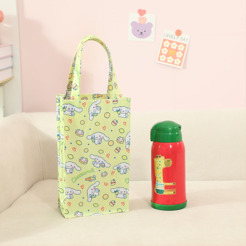 Ostukott, mudel: teekannakott, karikatuuri muster, Oxford kangas, unisex