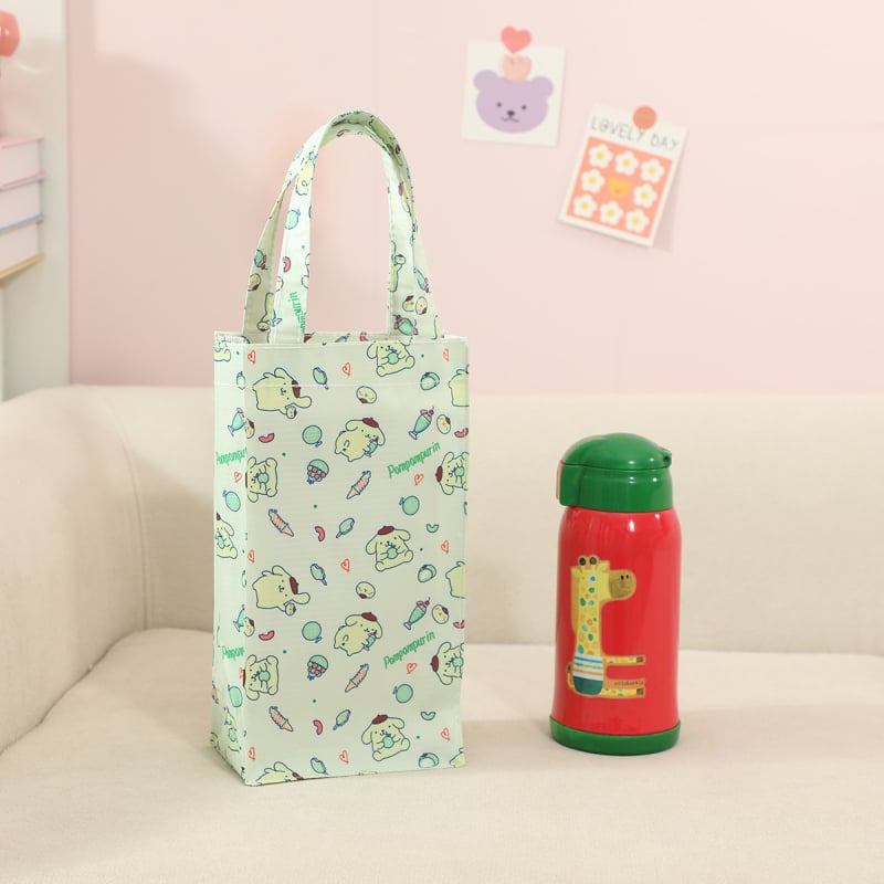 Pirkinių krepšys, modelis: arbatininko krepšys, karikatūros raštas, Oxford audinys, universalius