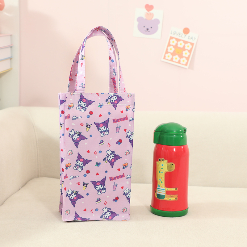 Pirkinių krepšys, modelis: arbatininko krepšys, karikatūros raštas, Oxford audinys, universalius