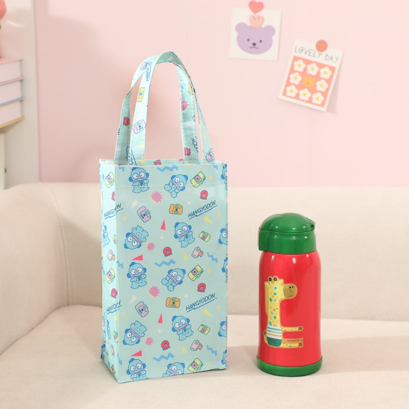 Pirkinių krepšys, modelis: arbatininko krepšys, karikatūros raštas, Oxford audinys, universalius