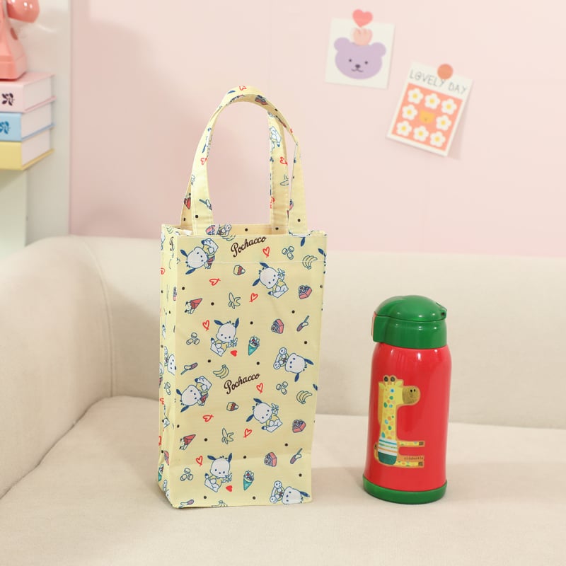 Pirkinių krepšys, modelis: arbatininko krepšys, karikatūros raštas, Oxford audinys, universalius