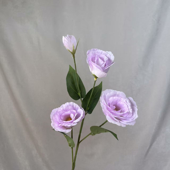 Umjetni lisianthus buket, 6 glav, svilen cvijet, injekcijsko lijevanje, za vjenčanja i dnevni dekor