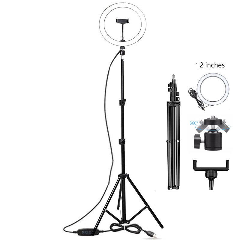 LED prstenasta svjetiljka X-409-10 za selfie i uživo fotografiju, LED rasvjeta za dopunu, snaga ≤12W, napon DC 5V