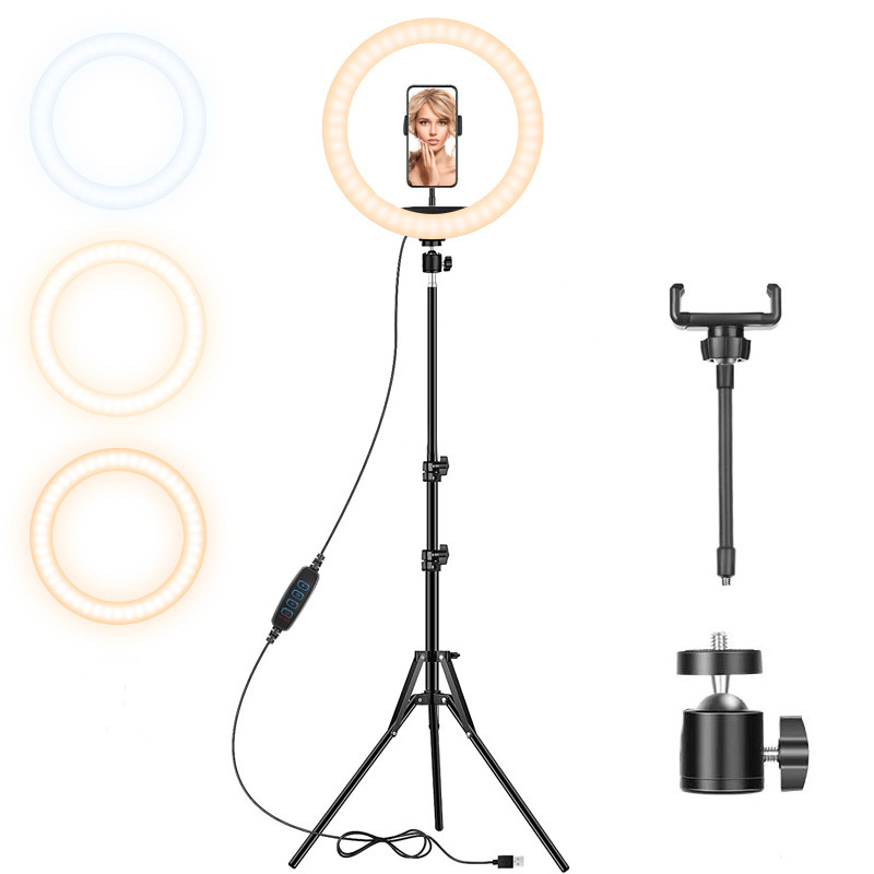 LED prstenasta svjetiljka X-409-10 za selfie i uživo fotografiju, LED rasvjeta za dopunu, snaga ≤12W, napon DC 5V