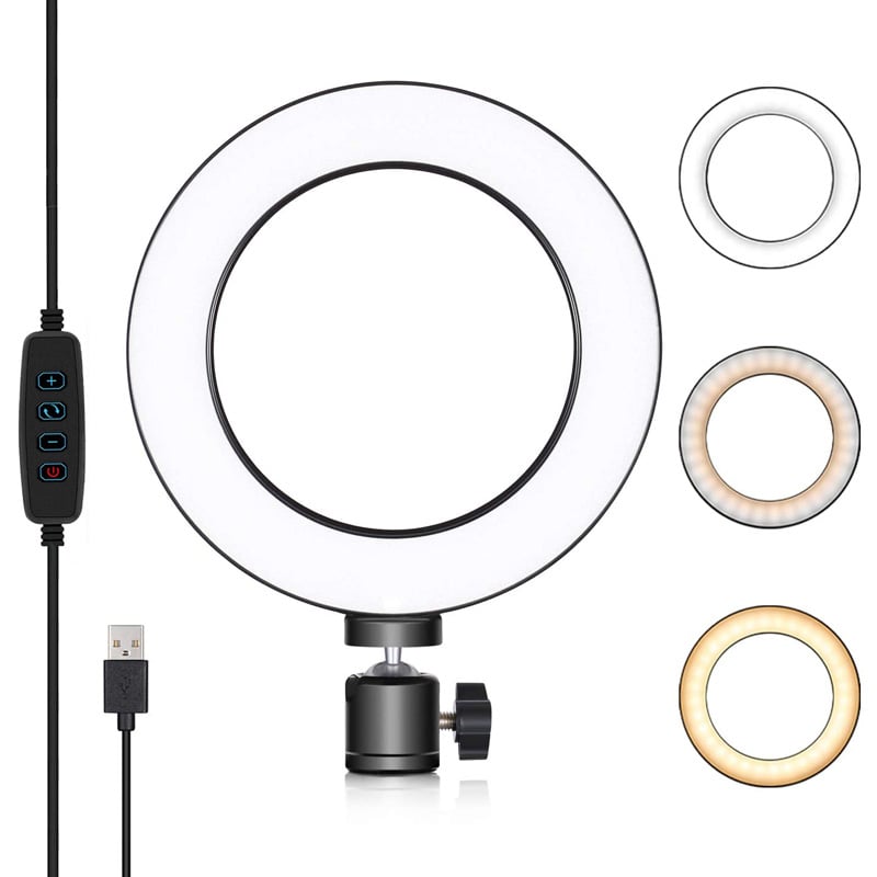 LED prstenasta svjetiljka X-409-10 za selfie i uživo fotografiju, LED rasvjeta za dopunu, snaga ≤12W, napon DC 5V