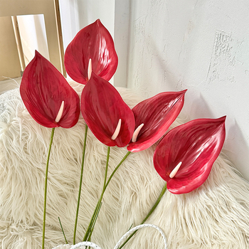 3D ispisani umjetni lotos cvijet, jednu granu, Soft PVC materijal, svadbena i kućna dekoracija, rekviziti za fotografiju