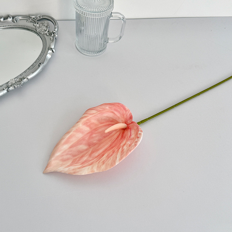3D ispisani umjetni lotos cvijet, jednu granu, Soft PVC materijal, svadbena i kućna dekoracija, rekviziti za fotografiju