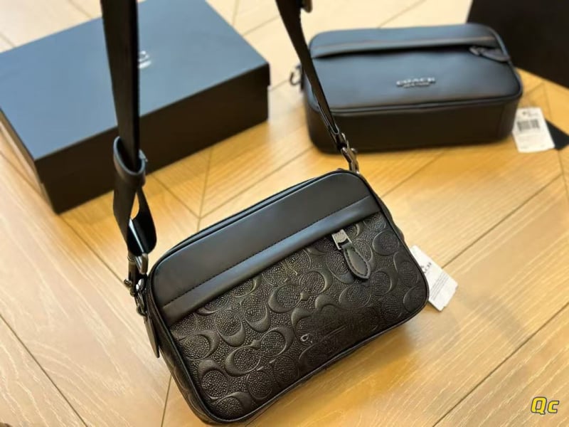 Vīriešu kameru plecu soma - PVC materiāls, brīvā laika ceļošanas stils, poliestera odere, 2018. gada pavasaris, ikdienas lietošanai