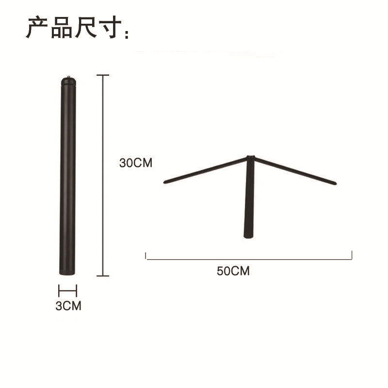ST100 stalinis stovas iš aliuminio lydinio, dvejų pakopų teleskopinis aukščio reguliavimas, 11,5–30 cm, apkrova iki 2 kg