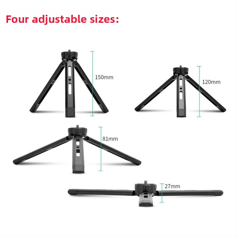 ST100 stalinis stovas iš aliuminio lydinio, dvejų pakopų teleskopinis aukščio reguliavimas, 11,5–30 cm, apkrova iki 2 kg