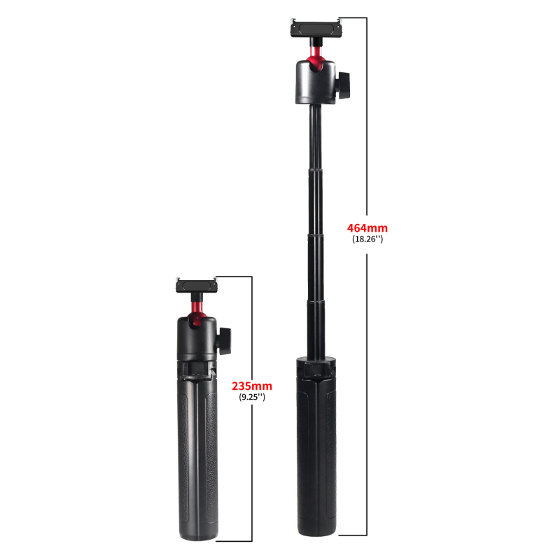 Stalo stovas su rutuline galva Osmo360 kamerai; medžiaga plastikas + aliuminio lydinys; apkrova iki 2 kg; 1 sekcija