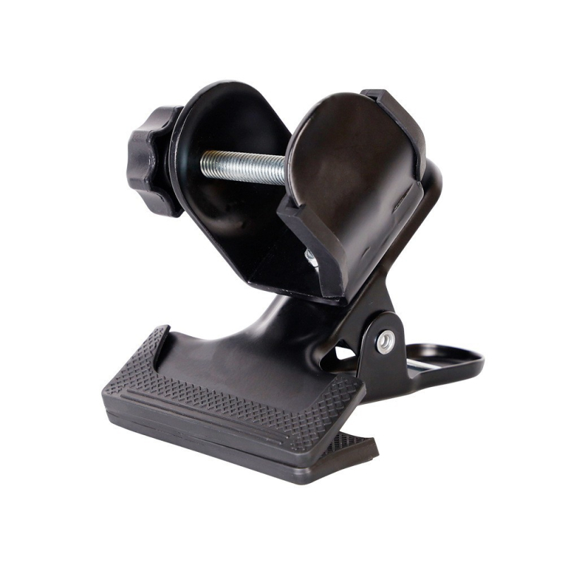 360°-os forgó PTZ clamp asztali tartó, C-típus, fém felépítés, gombos szerelés, univerzális kamerák és okostelefonok számára