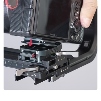 Metalna pločica za brzi otpuštanje za DSLR, kompatibilna sa Zhiyun stabilizatorom i glavom stativa