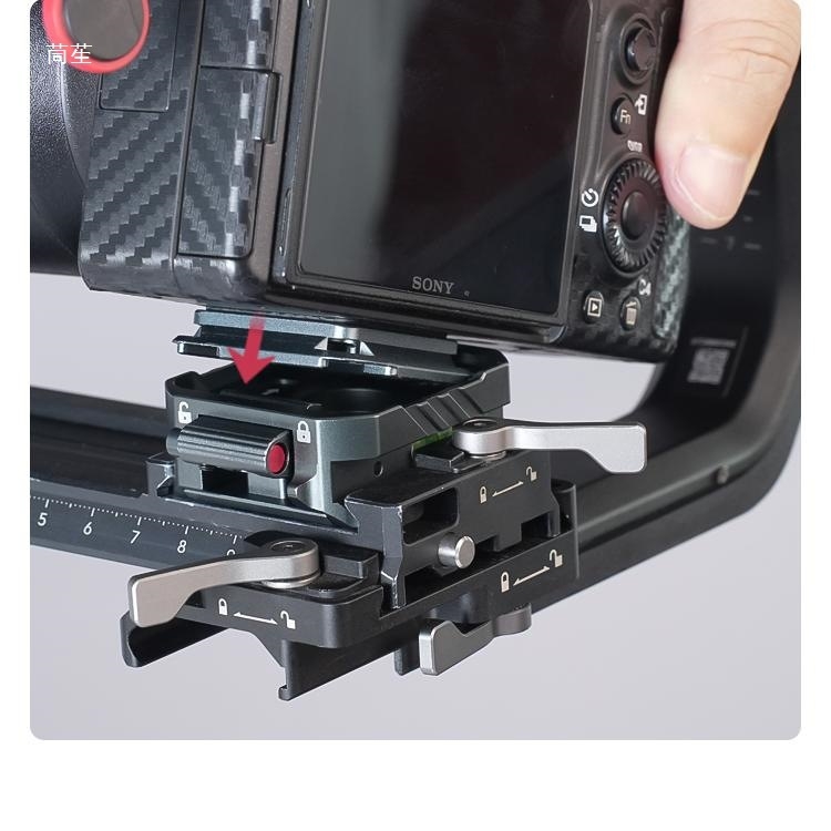 Metalna pločica za brzi otpuštanje za DSLR, kompatibilna sa Zhiyun stabilizatorom i glavom stativa