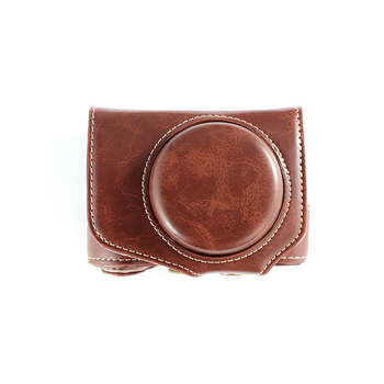 Kamerová taška Canon G7X — PU materiál, taška na rameno, zníženie zaťaženia, ohnutý ramenný popruh