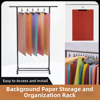 Judantis foninės popieriaus laikiklis fotografavimui, apsaugantis nuo įlinkimo, raukšlių ir aliejaus dėmių — Light and Shadow Stars