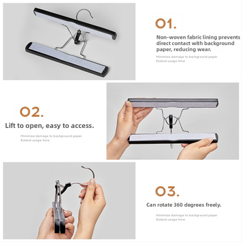Judantis foninės popieriaus laikiklis fotografavimui, apsaugantis nuo įlinkimo, raukšlių ir aliejaus dėmių — Light and Shadow Stars