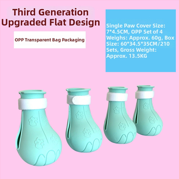 Mačacie topánky na kúpanie – mäkká gumová podrážka, proti škrabaním, na podávanie liekov