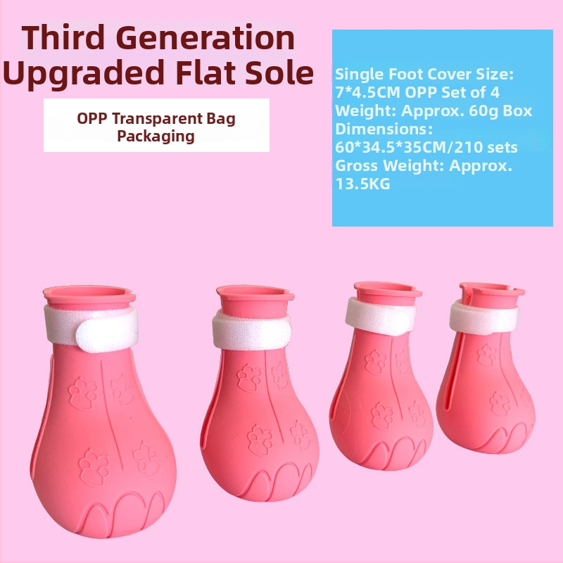 Mačacie topánky na kúpanie – mäkká gumová podrážka, proti škrabaním, na podávanie liekov