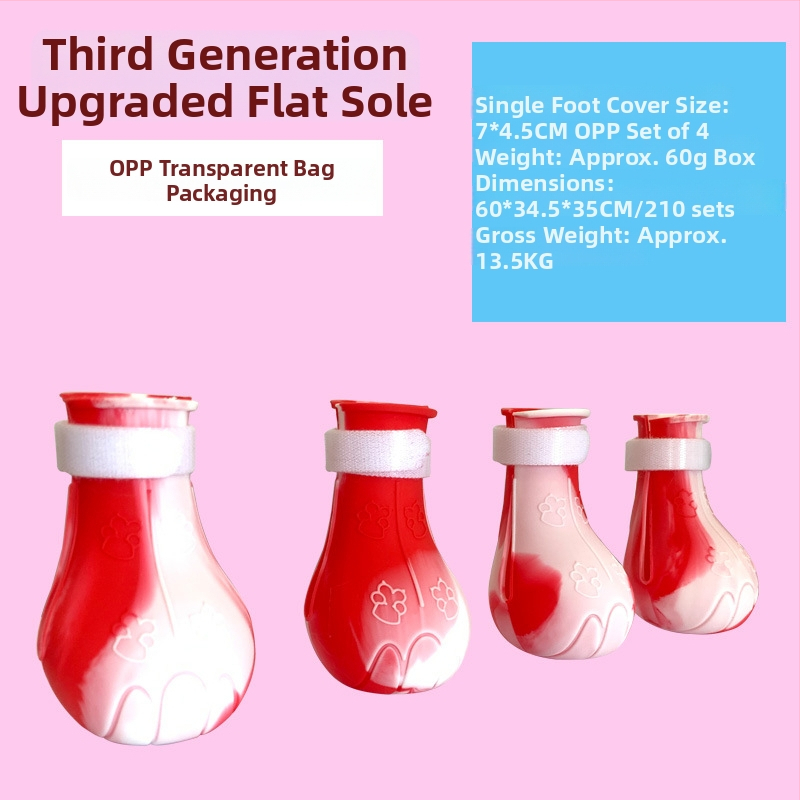 Mačacie topánky na kúpanie – mäkká gumová podrážka, proti škrabaním, na podávanie liekov