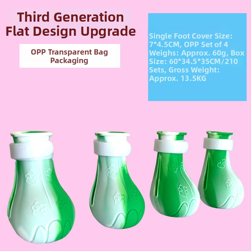 Mačacie topánky na kúpanie – mäkká gumová podrážka, proti škrabaním, na podávanie liekov