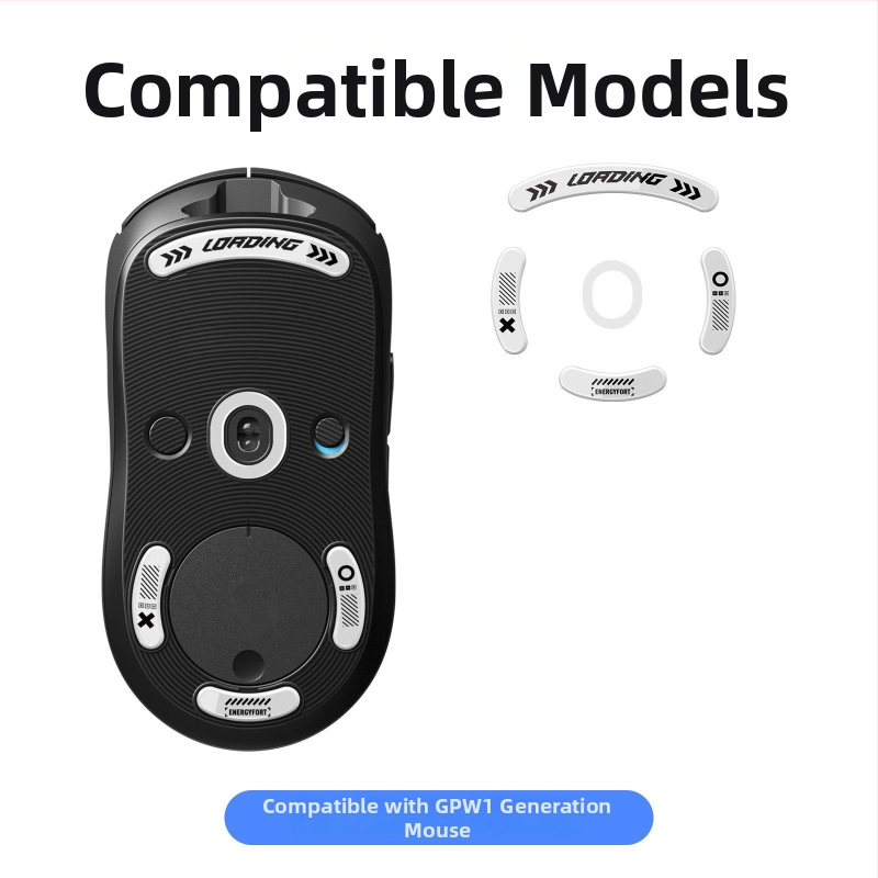 Temperētā stikla peliņas kāju komplekts GPW1 paaudzei – augsta slidība, auksta veidošana, OEM apstrāde