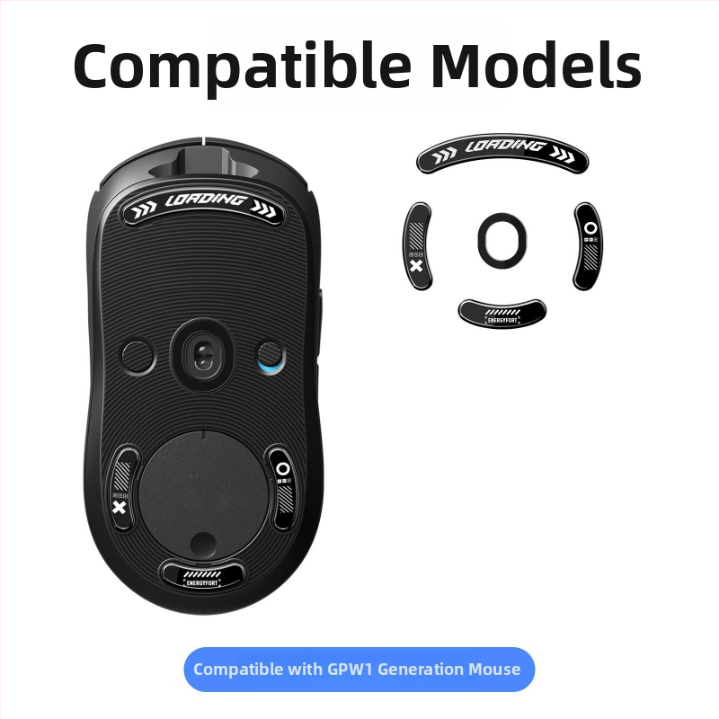 Temperētā stikla peliņas kāju komplekts GPW1 paaudzei – augsta slidība, auksta veidošana, OEM apstrāde