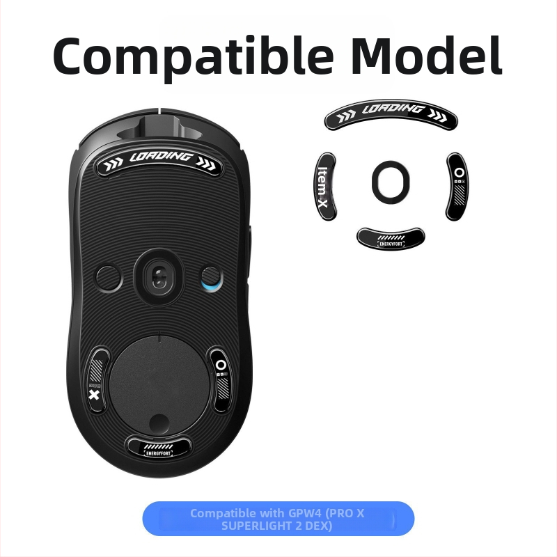 Temperētā stikla peliņas kāju komplekts GPW1 paaudzei – augsta slidība, auksta veidošana, OEM apstrāde