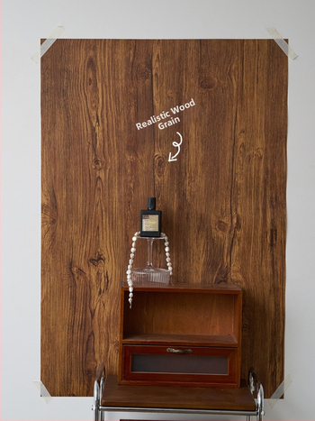 3D medžio tekstūros fono plokštė maisto fotografijai, PVC tekstūra, retro stilius