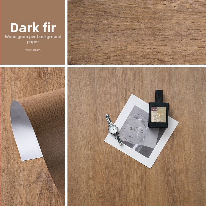 3D medžio tekstūros fono plokštė maisto fotografijai, PVC tekstūra, retro stilius