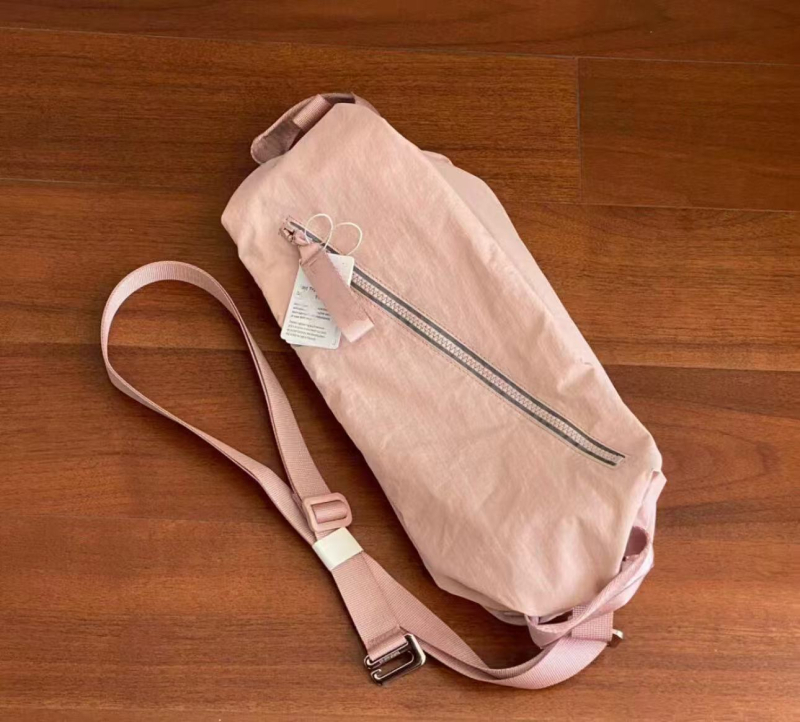 Najlon torba preko ramena za slobodno vrijeme za putovanja s laminiranim džepom na zip i poliester podlogu