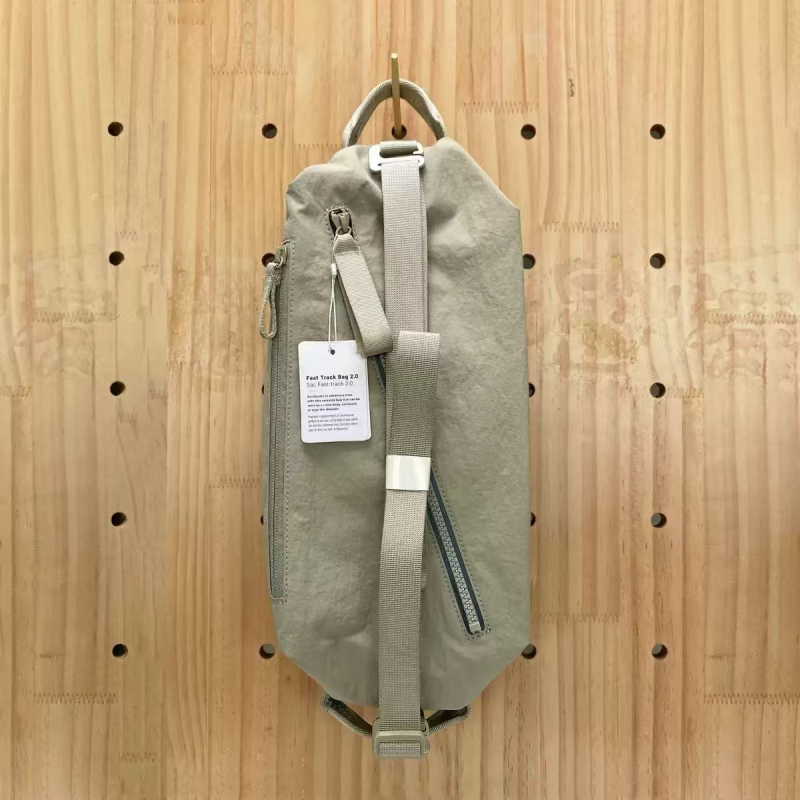 Najlon torba preko ramena za slobodno vrijeme za putovanja s laminiranim džepom na zip i poliester podlogu